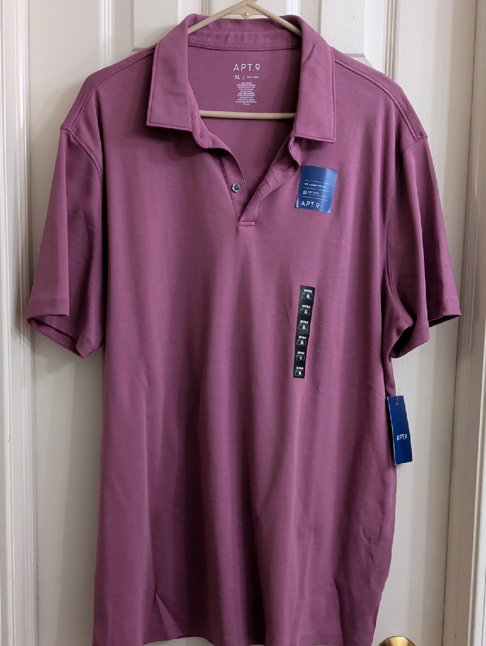 Apt. 9 Men's Polo Shirt - Mauve